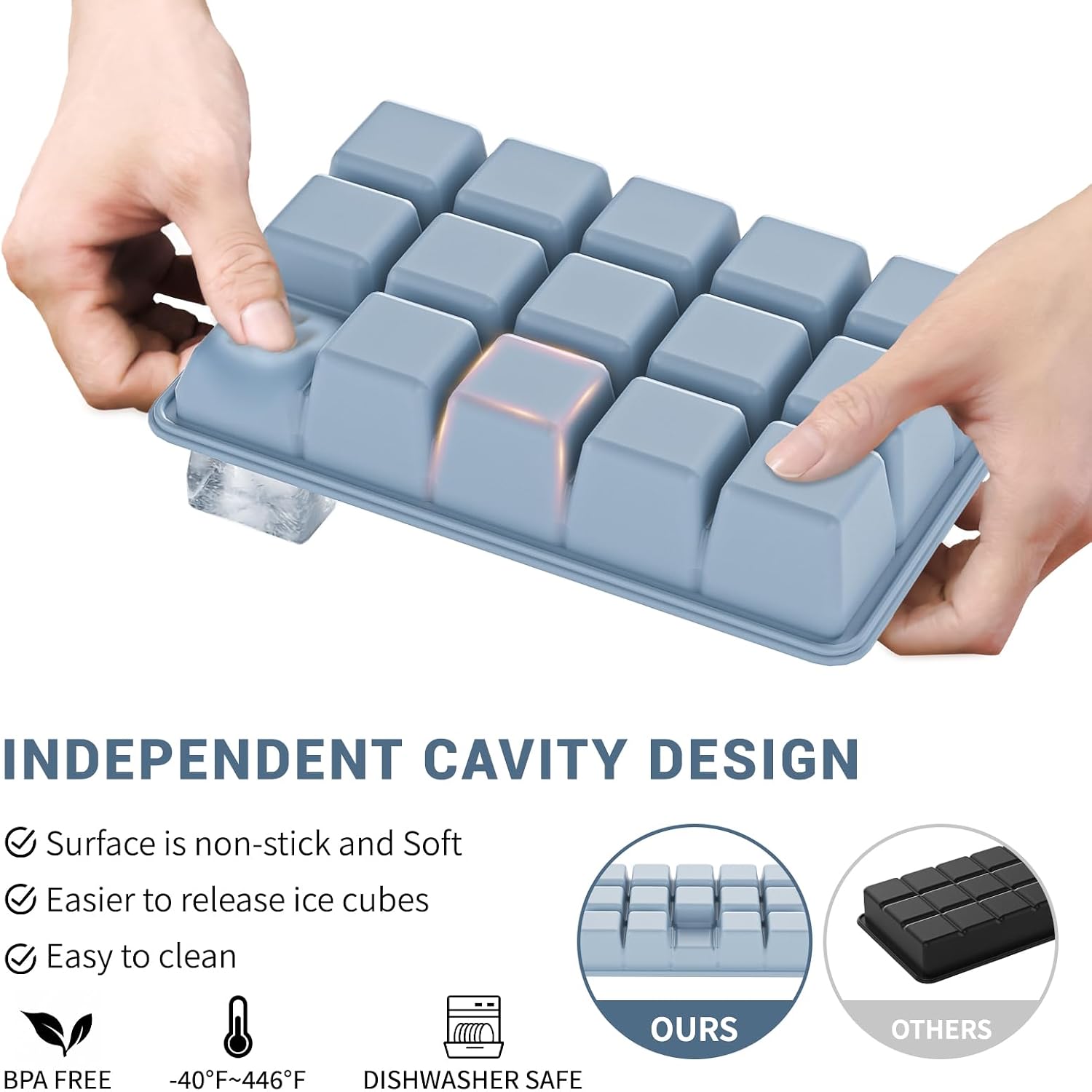 Food-Gradertray Silicone Ice Cube